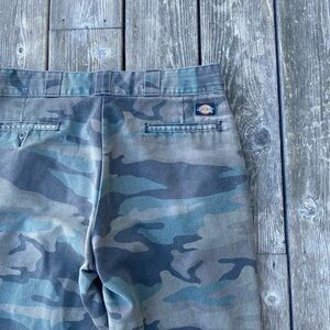 Dickies Green Camo Workwear Pants Sz 36”
